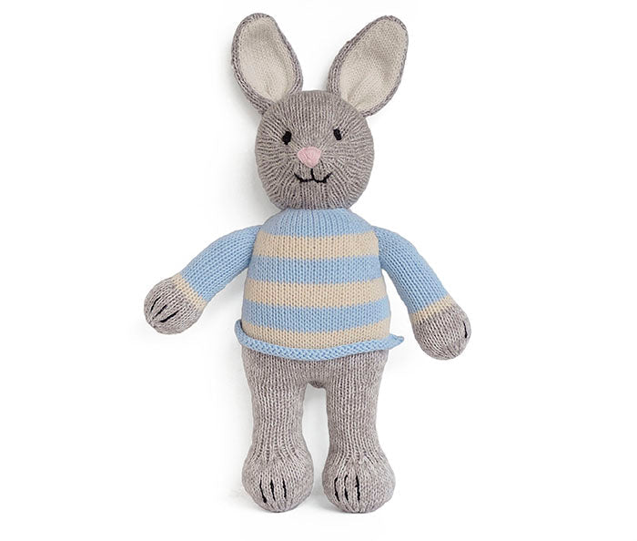 Grey Bunny in Sweater by Melange Collection