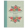 The 3-Minute Devotions for Women KJV Bible [Mint Bouquet]