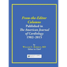 From-the-Editor Columns Published in the American Journal of Cardiology, 1982-2015