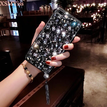 For Huawei P8 P9 P10 P20 Lite Plus Mate 7 8 9 10 Pro Luxury Glitter Back Cover Crystal Bling Diamond rhinestone Phone case