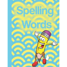 Spelling Words: A Cool Notebook Full of Practice Pages, Games, Puzzles and Other Activities for Kids aged 8-10.
