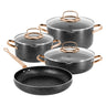 Galaksi Alu. 7Pcs Cookware Set - Rose Gold