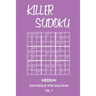 Killer Sudoku Medium 200 Puzzle With Solution Vol 7: 9x9, Advanced sumoku Puzzle Book, 2 puzzles per page