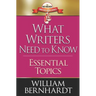 What Writers Need to Know: Essential Topics