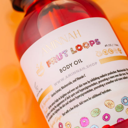 "Frut Loops" Body Oil by AMINNAH
