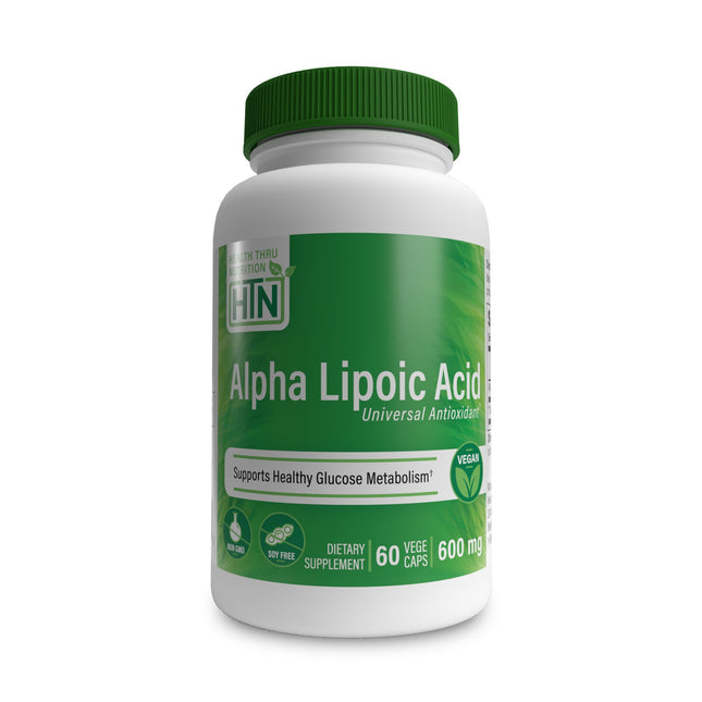 Alpha Lipoic Acid (ALA) 600mg by Health Thru Nutrition