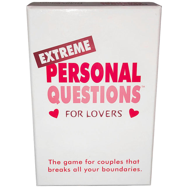 Extreme Personal Questions for Lovers by Sexology