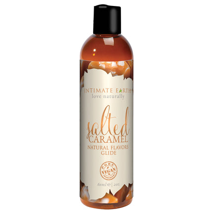 Intimate Earth Flavored Glide - Salted Caramel 2oz by Sexology