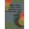 High School Lesson Plans Teachers Can Actually Use!