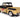 1957 Chevrolet 3100 Stepside Pickup Truck Black and Tan with Graphics "Leinenkugle's Beer The Pride of Chippewa Falls" 1/18 Diecast Model by Auto World
