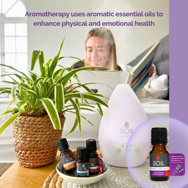 Organic Lavender Essential Oil (Lavandula Angustifolia) 10ml by SOiL Organic Aromatherapy and Skincare