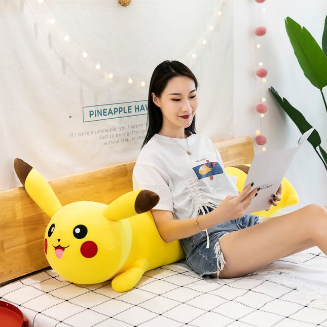 Extended Pikachu Plush Bolster by Subtle Asian Treats