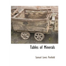 Tables of Minerals