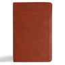 CSB Single-Column Personal Size Reference Bible, Burnt Sienna Leathertouch