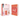 Niv, Girls' Ultimate Backpack Bible, Faithgirlz Edition, Compact, Flexcover, Coral, Red Letter Edition, Comfort Print