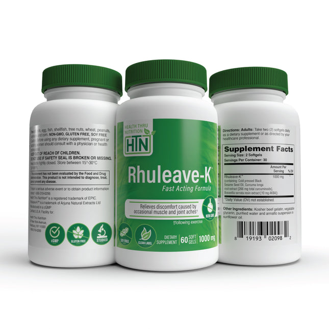 Rhuleave-K™ Fast Acting Formula with Speedtech 60 Softgels by Health Thru Nutrition
