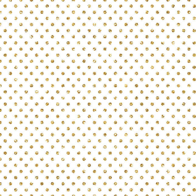 Holographic Gold Dots Gift Wrap by Present Paper