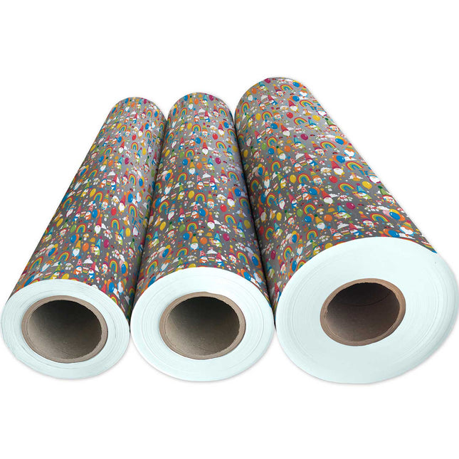 Birthday Gnomes Gift Wrap by Present Paper