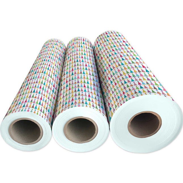 Party Hats Birthday Gift Wrap by Present Paper