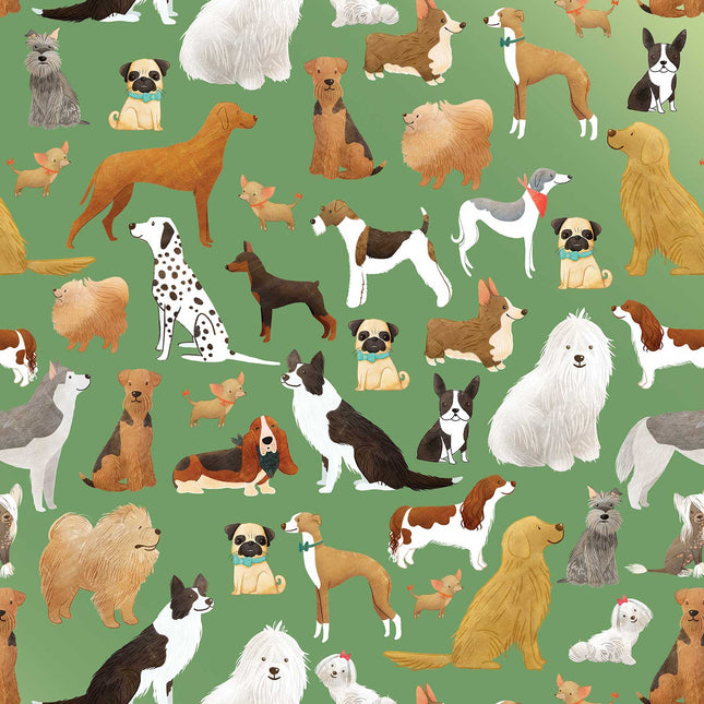 Best in Show Dogs Gift Wrap by Present Paper