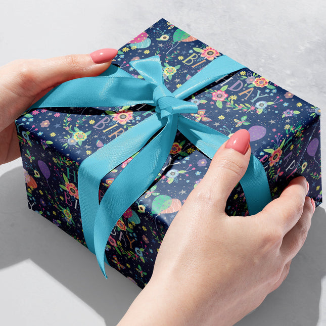 Beautiful Birthday Gift Wrap by Present Paper