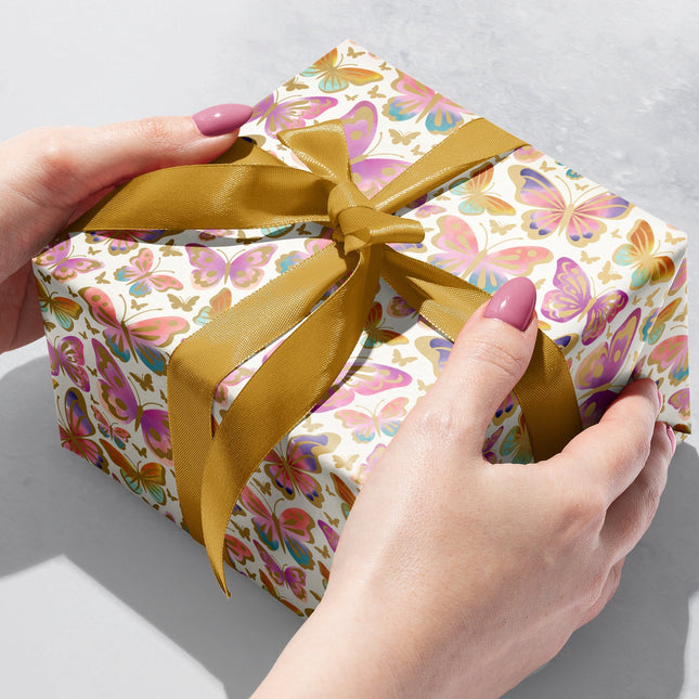 Beautiful Butterflies Gift Wrap by Present Paper