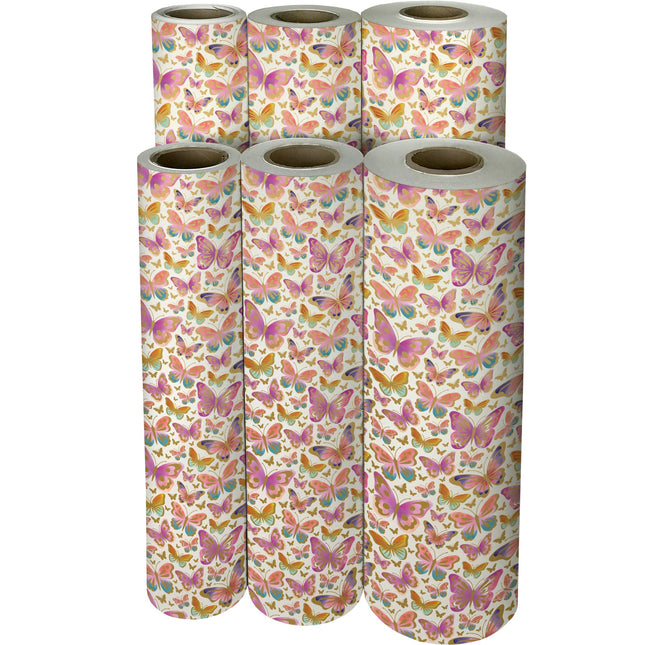 Beautiful Butterflies Gift Wrap by Present Paper