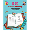 BIG Letter Tracing for Preschoolers and Toddlers: Homeschool Preschool Learning Activities for 3+ year olds (Big ABC Books) Tracing Letters, Numbers,