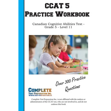 CCAT 5 Practice Workbook: Canadian Cognitive Abilities Test - Grade 5 - Level 11
