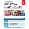 LEAP Test Prep: Grade 8 English Language Arts Literacy (ELA) Practice Workbook and Full-length Online Assessments: LEAP Study Guide