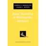 Basic Statistics in Multivariate Analysis