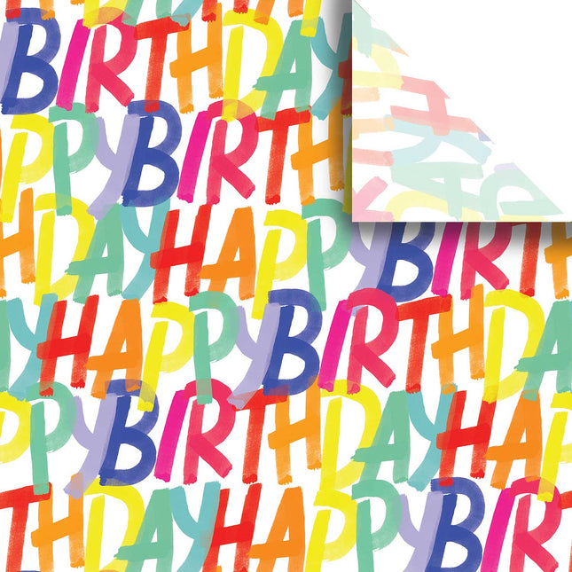 Rainbow Birthday 20" x 30" Gift Tissue Paper by Present Paper