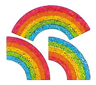 Bulk Roll Prismatic Stickers, Mini Rainbows (100 Repeats) by Present Paper