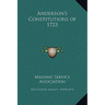 Anderson's Constitutions of 1723
