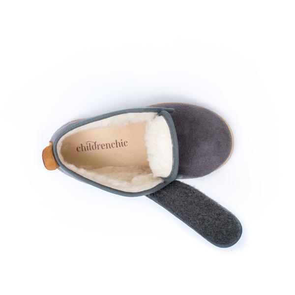Suede McAlister Booties in Grey by childrenchic