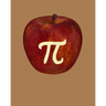 Apple Pi: Graph Paper for Math Students Teachers Professors - 4 Square to 1 Inch Grey Graph Paper - 150 pages 8x10