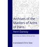 Archives of the Masters of Arms of Paris