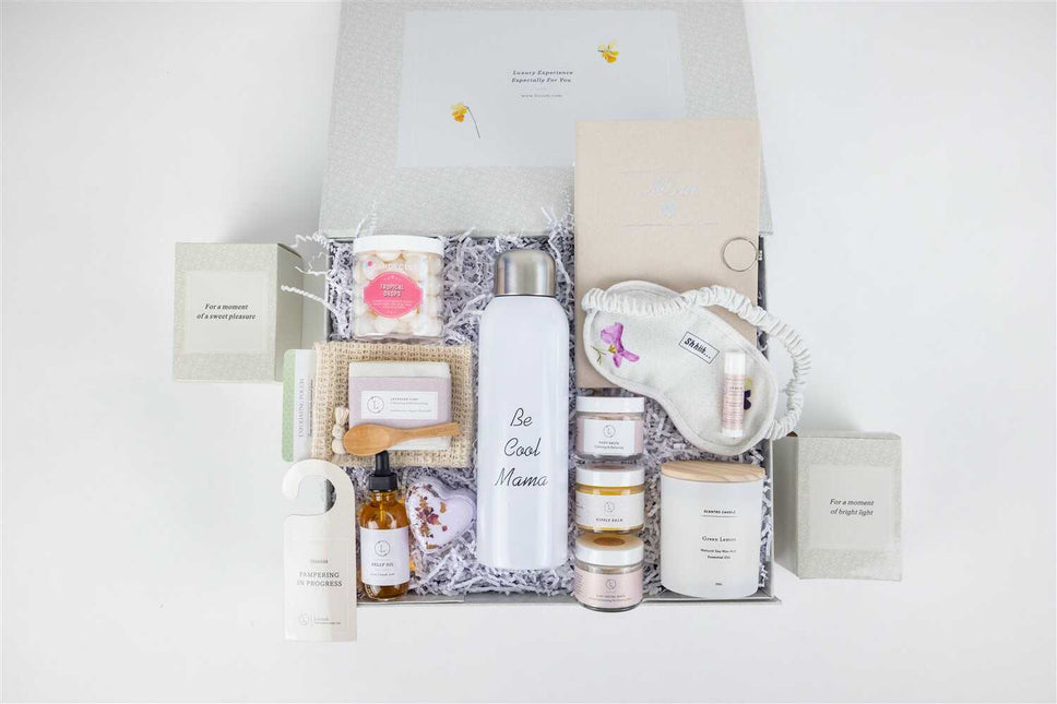 New Mom Gift, Pampering Natural Skincare gift for New Mom by Lizush