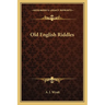 Old English Riddles