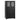 Bathroom Floor Storage Locker Kitchen Cabinet with Doors and Adjustable Shelf-Black