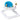 Adjustable Height Removable Folding Portable Baby Walker-Blue