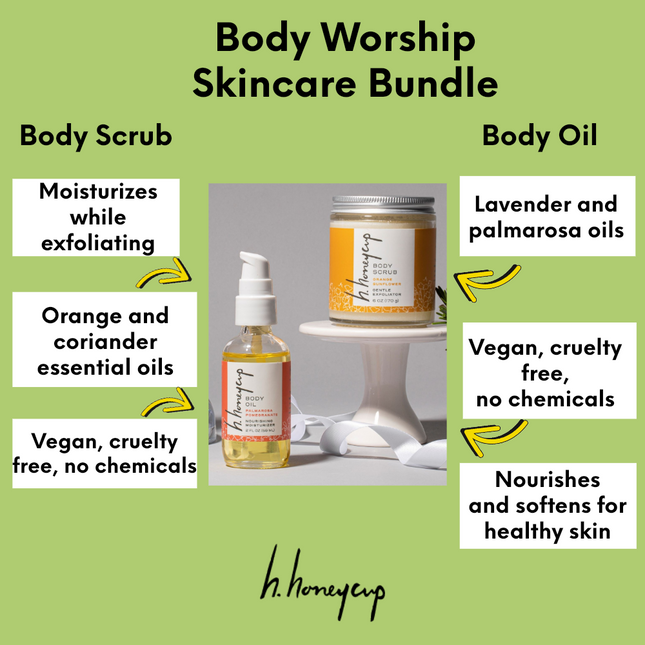 Body Worship Skincare Bundle SAVE 15% by H. Honeycup