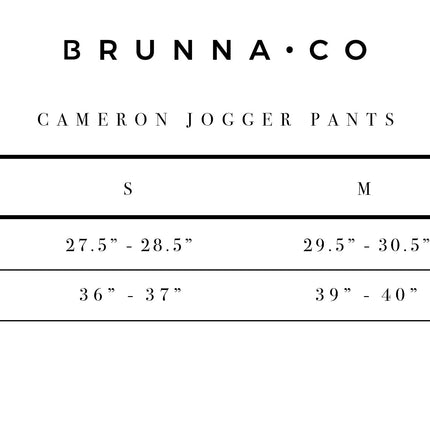CAMERON Bamboo Fleece Joggers by BrunnaCo