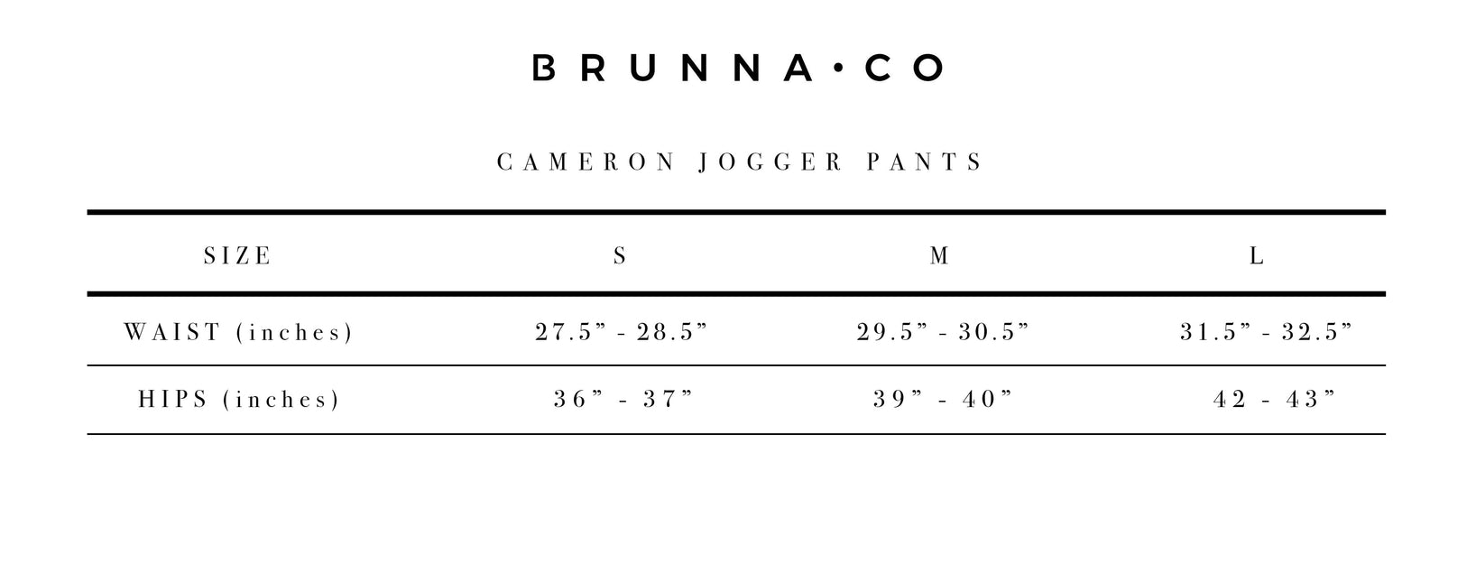 CAMERON Bamboo Fleece Joggers by BrunnaCo