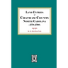 Land Entries of Chatham County, North Carolina, 1778-1790