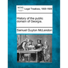 History of the Public Domain of Georgia.