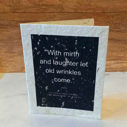 Shakespeare Birthday Card by Soothi