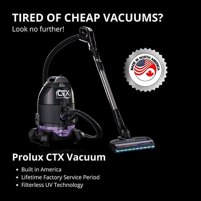 Prolux CTX PET Water Filtration Bagless Canister Vacuum Cleaner by Prolux Cleaners