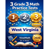 3 West Virginia WVGSA Grade 3 Math Practice Tests: Full-Length Test Prep with Detailed Answer Explanations