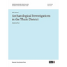 Archaeological Investigations in the Thule District. Analytical Part